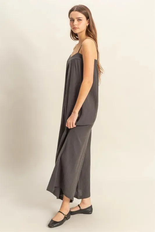 Double Gauze Super Flowy Cami Jumpsuit