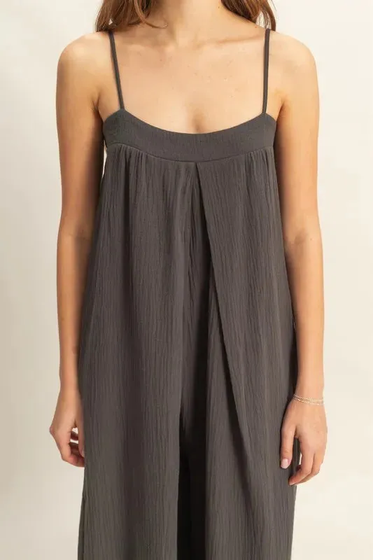 Double Gauze Super Flowy Cami Jumpsuit