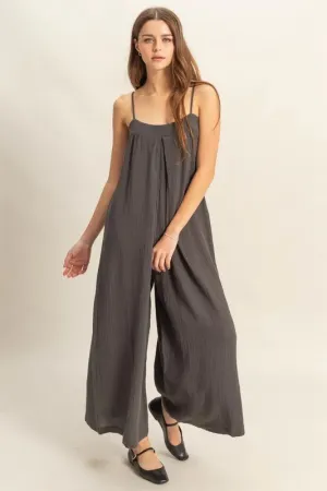 Double Gauze Super Flowy Cami Jumpsuit