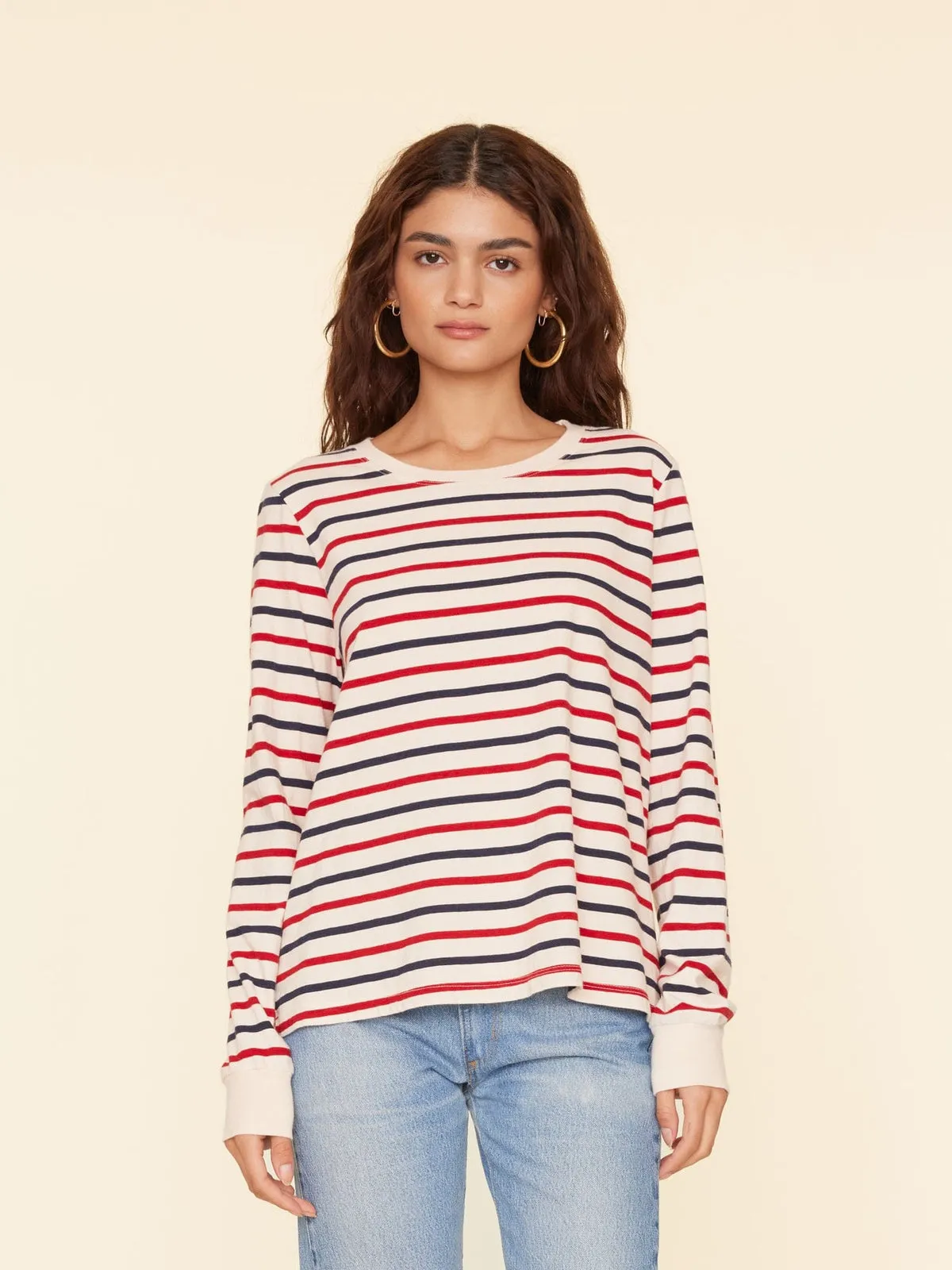 Easton Tee - Navy/Red