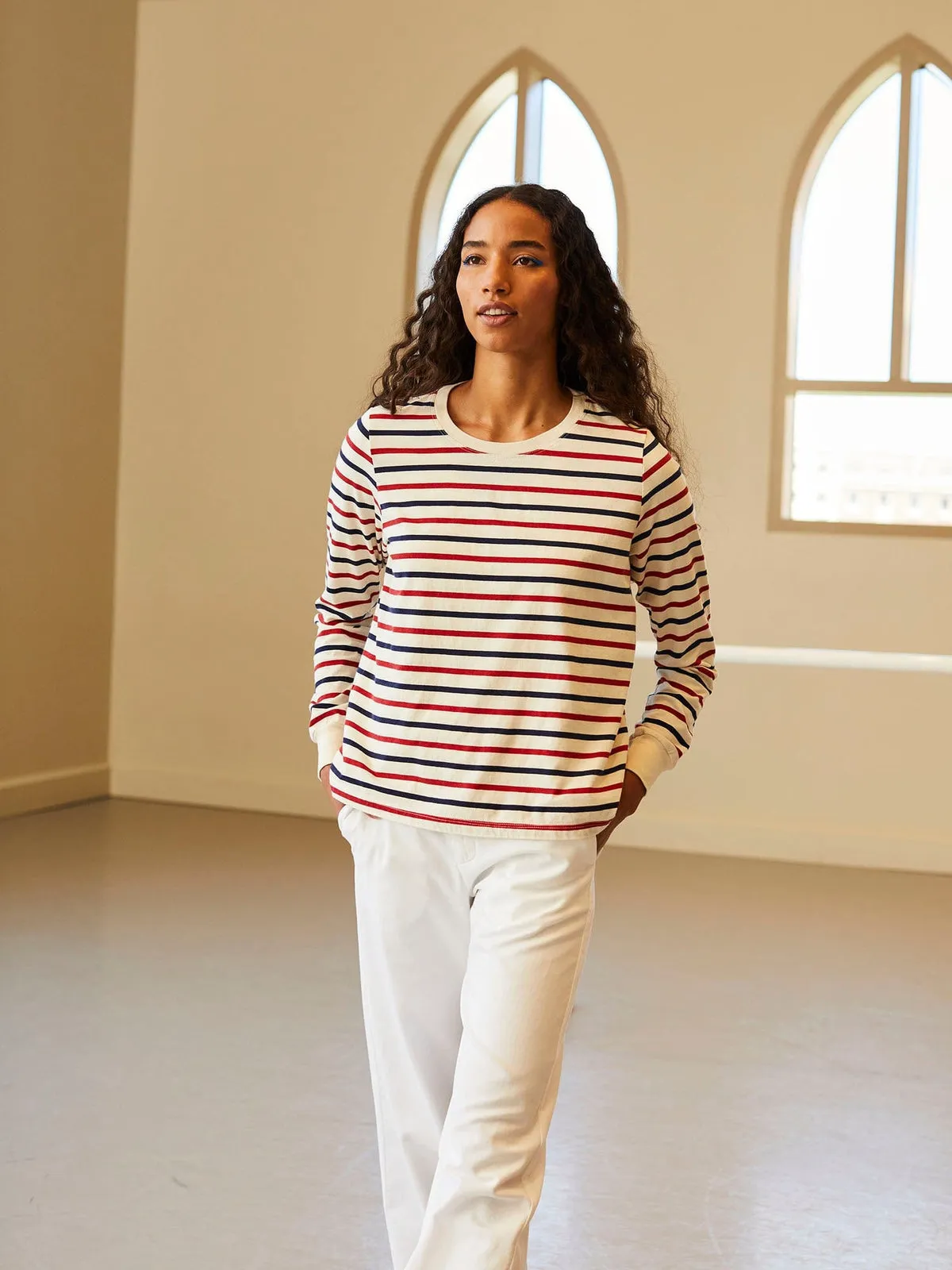 Easton Tee - Navy/Red