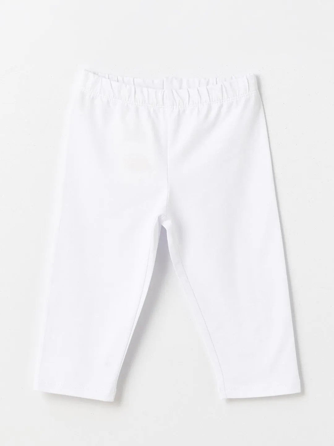 Elastic Waist Basic Girls Leggings