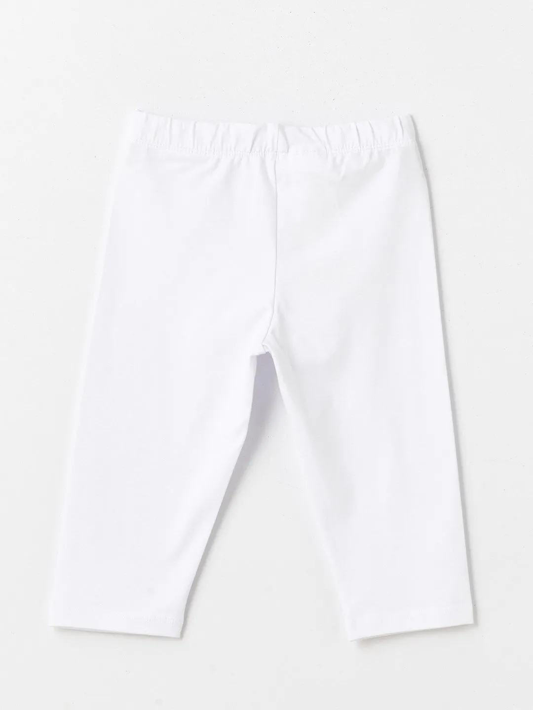 Elastic Waist Basic Girls Leggings