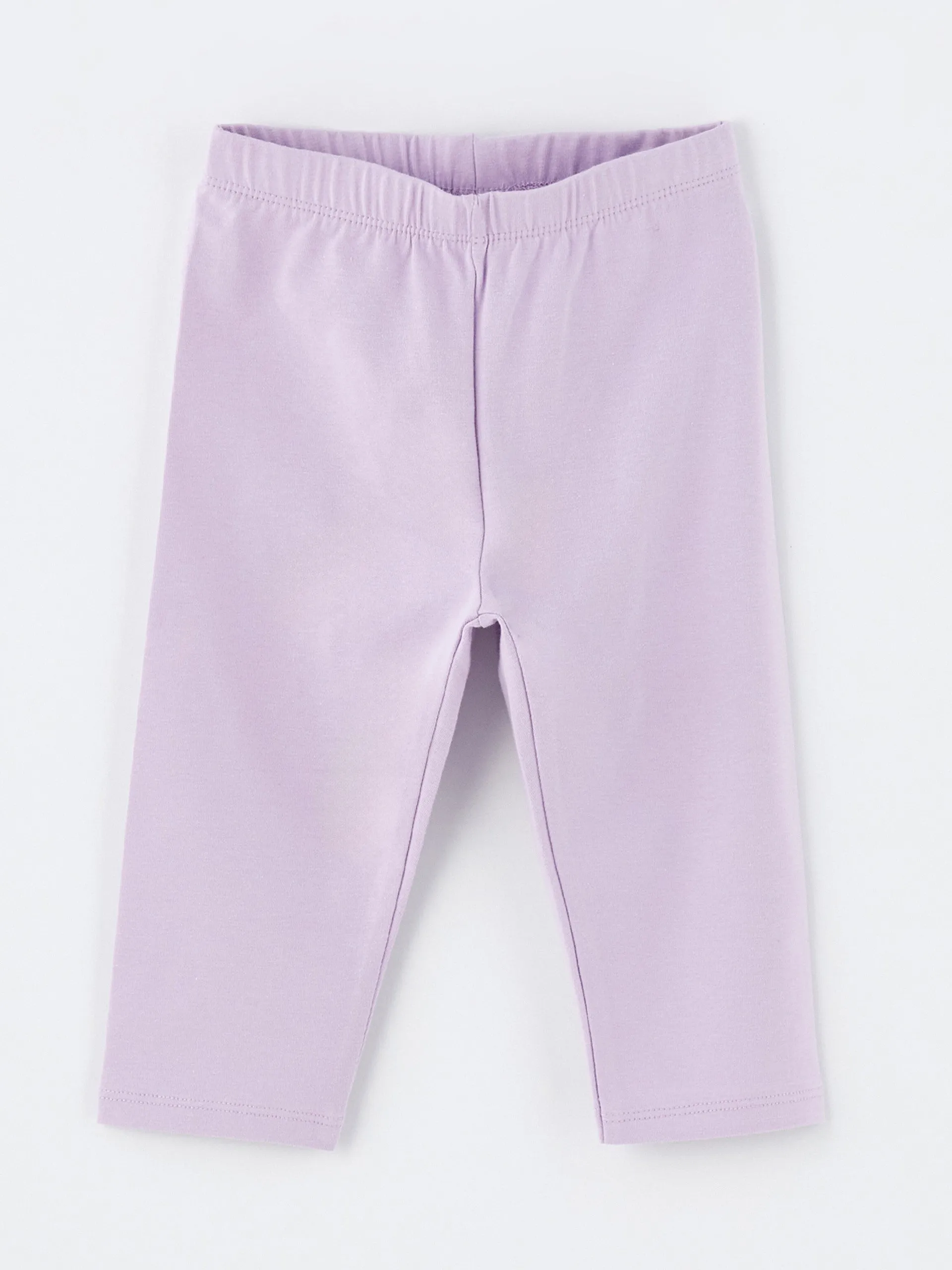 Elastic Waist Printed Baby Girl Tights, 2-Piece