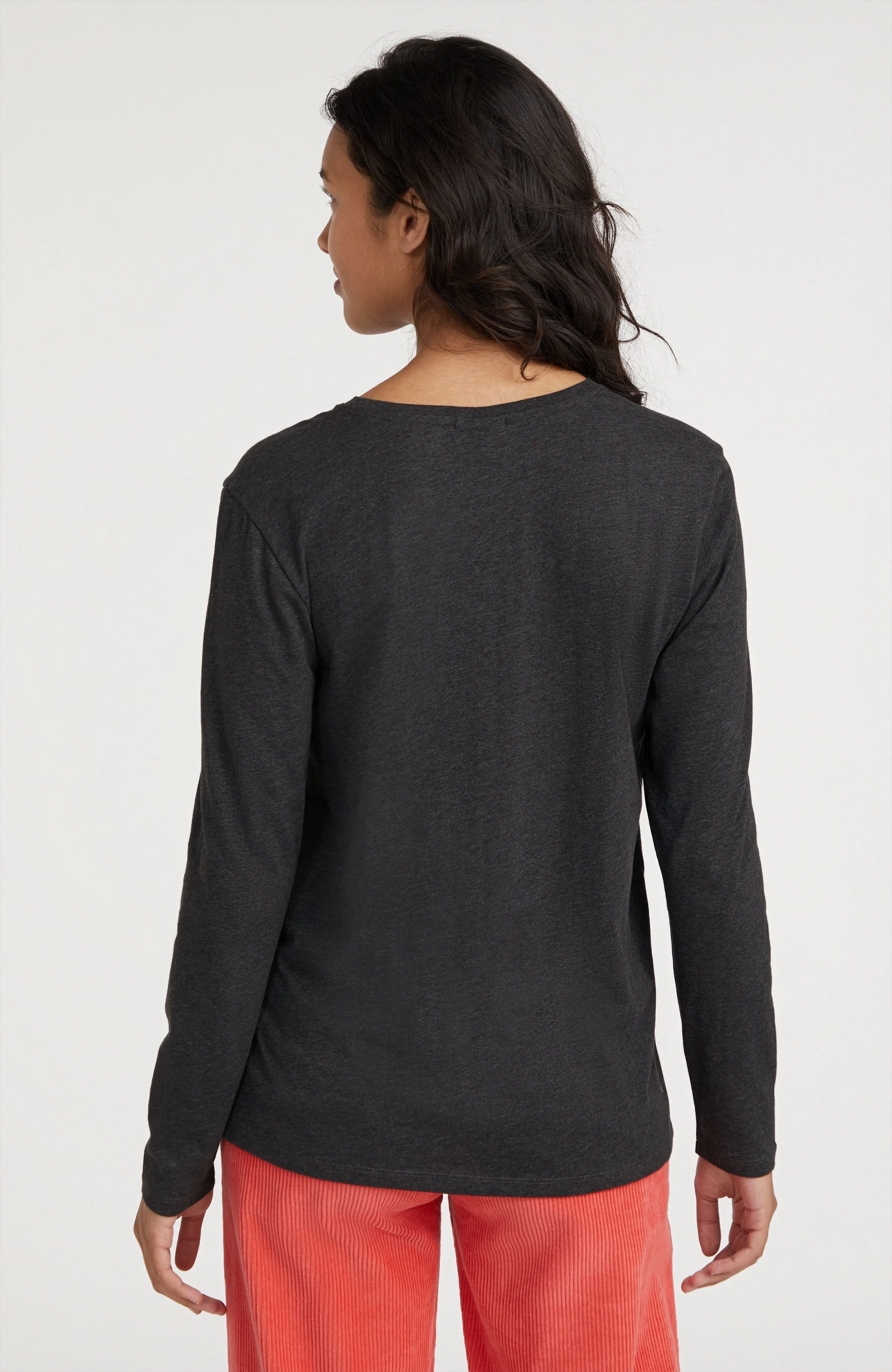 Essential Langarmshirt | Black Out