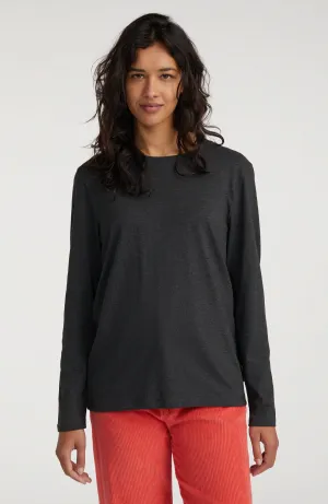 Essential Langarmshirt | Black Out