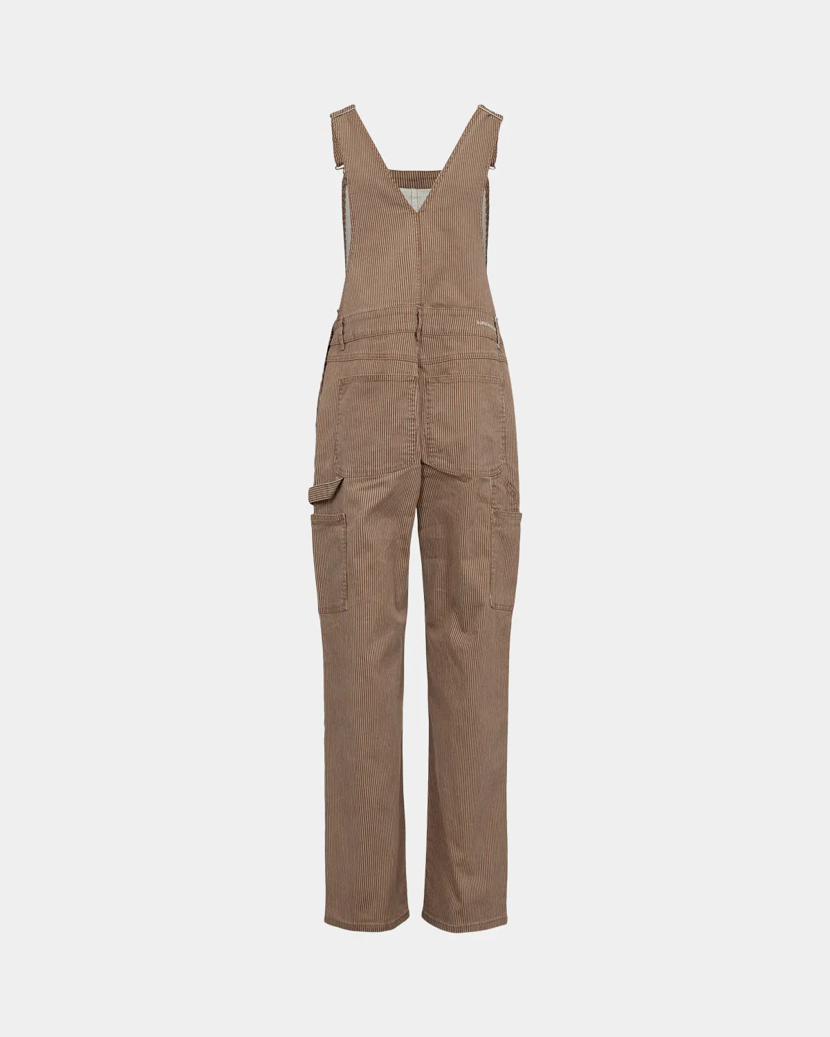 FLORANCASW OVERALLS - Brown thin stripe
