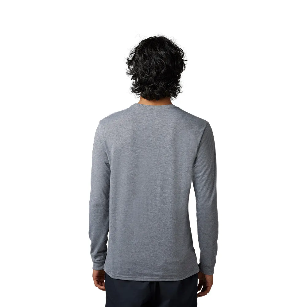 FOX THE FORMAT LS TECH TEE [HEATHER GRAPHITE]