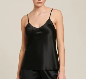 Ginia Silk Cami - Black