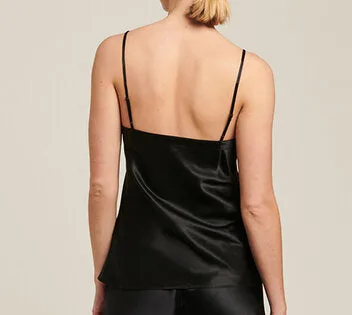 Ginia Silk Cami - Black