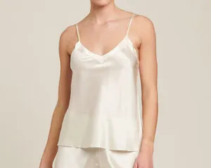 Ginia Silk Cami - Cream