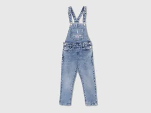 Girls Blue Denim Dungaree