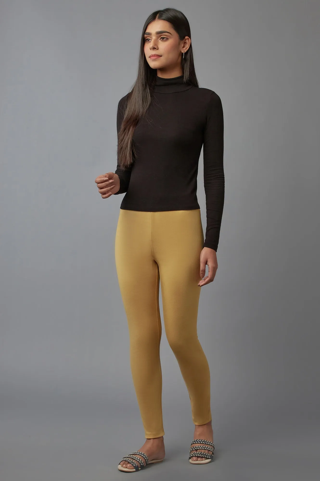 Gold Winter Tights