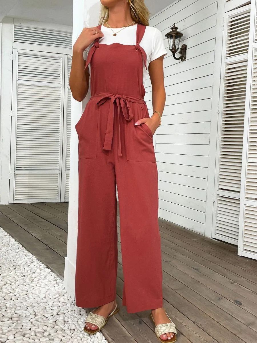 Halley Overalls - Ruby
