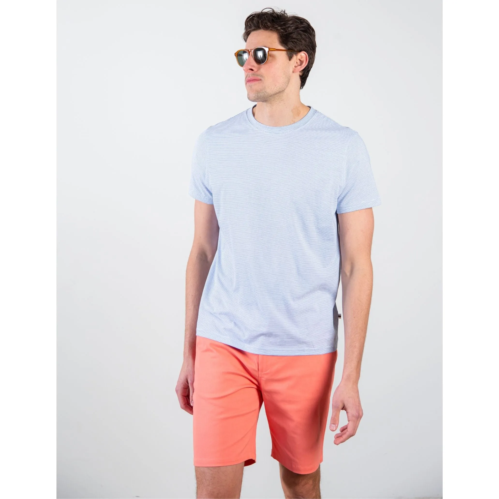 Hampton Pima Cotton Striped Tee