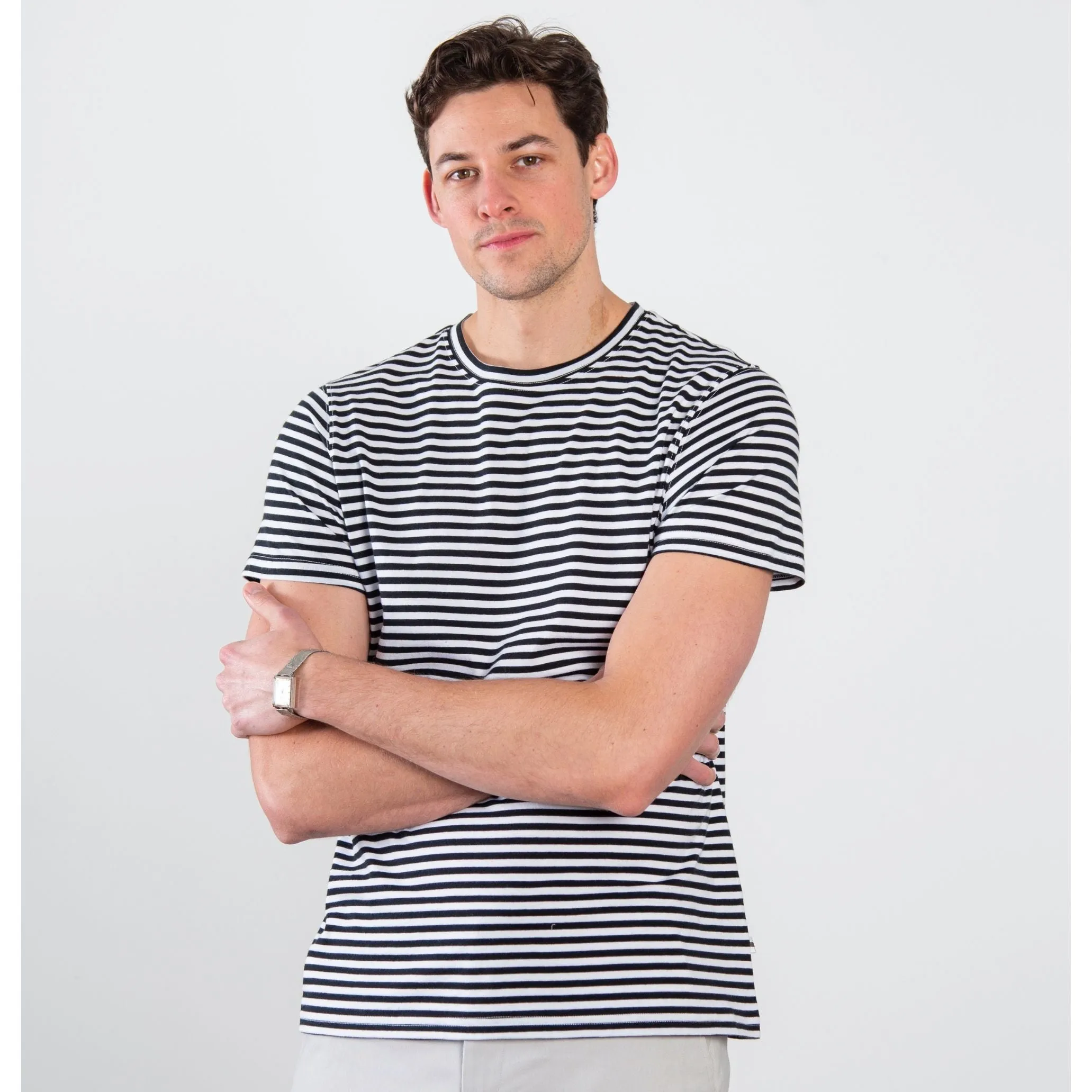 Hampton Pima Cotton Striped Tee