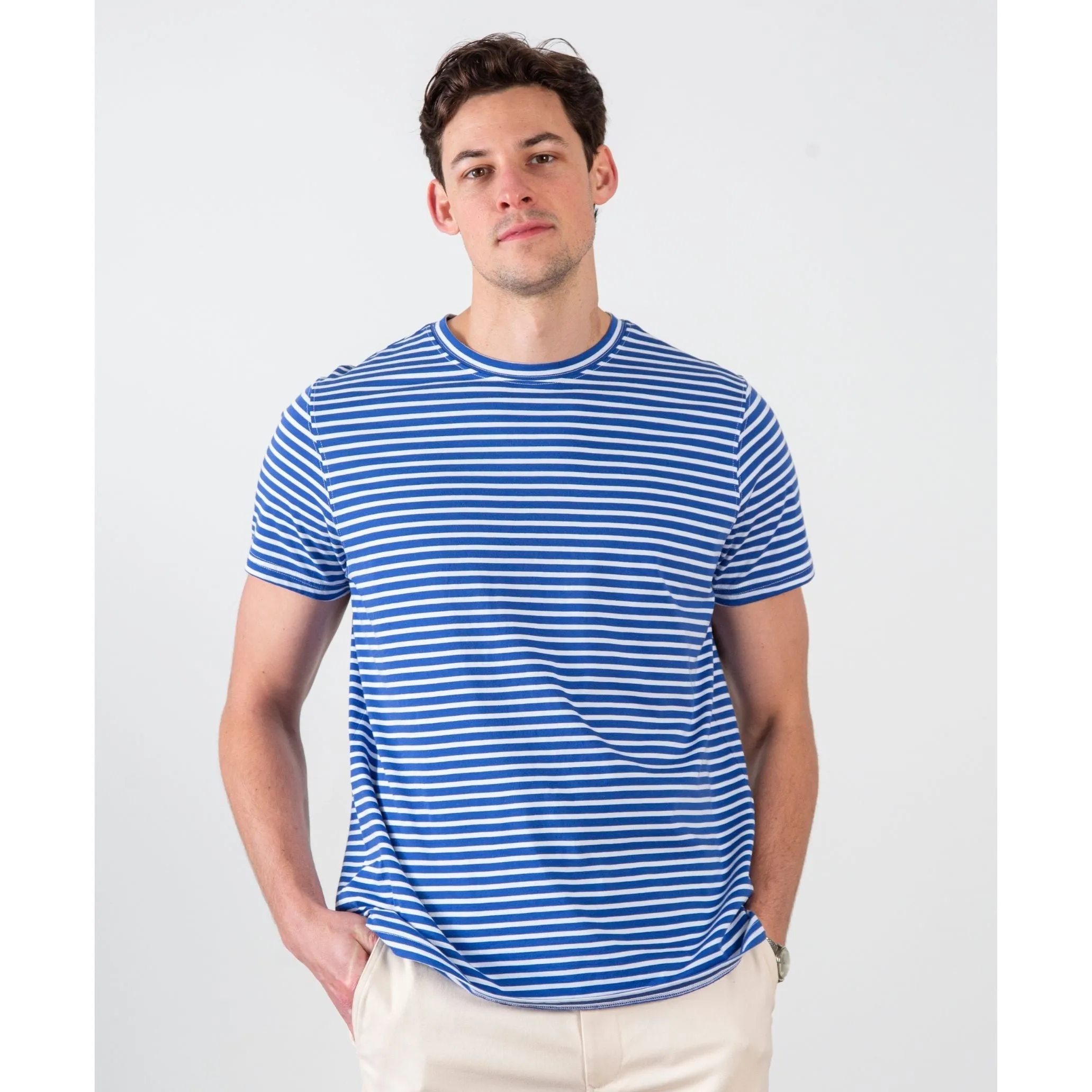 Hampton Pima Cotton Striped Tee