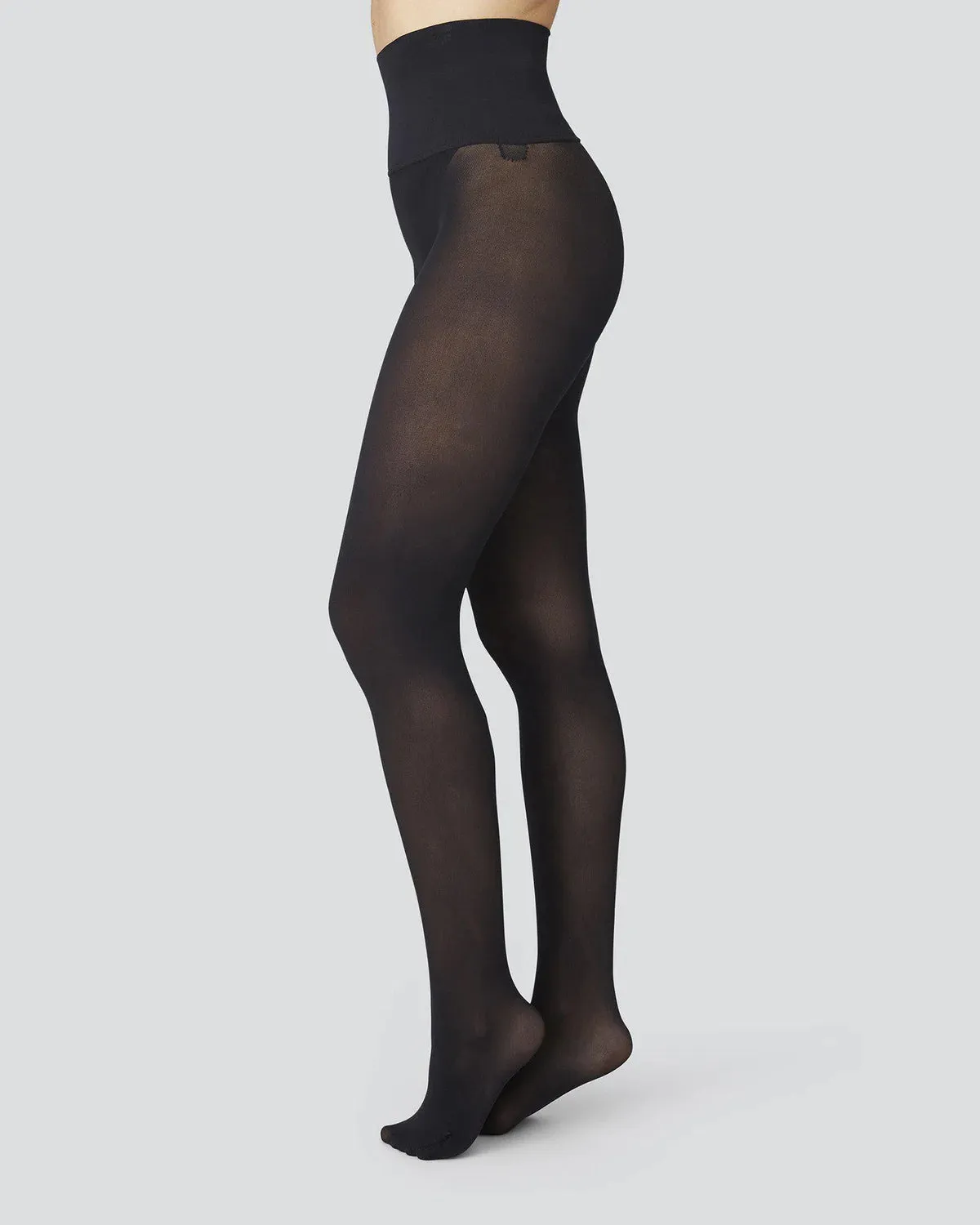 hanna premium seamless tights in black