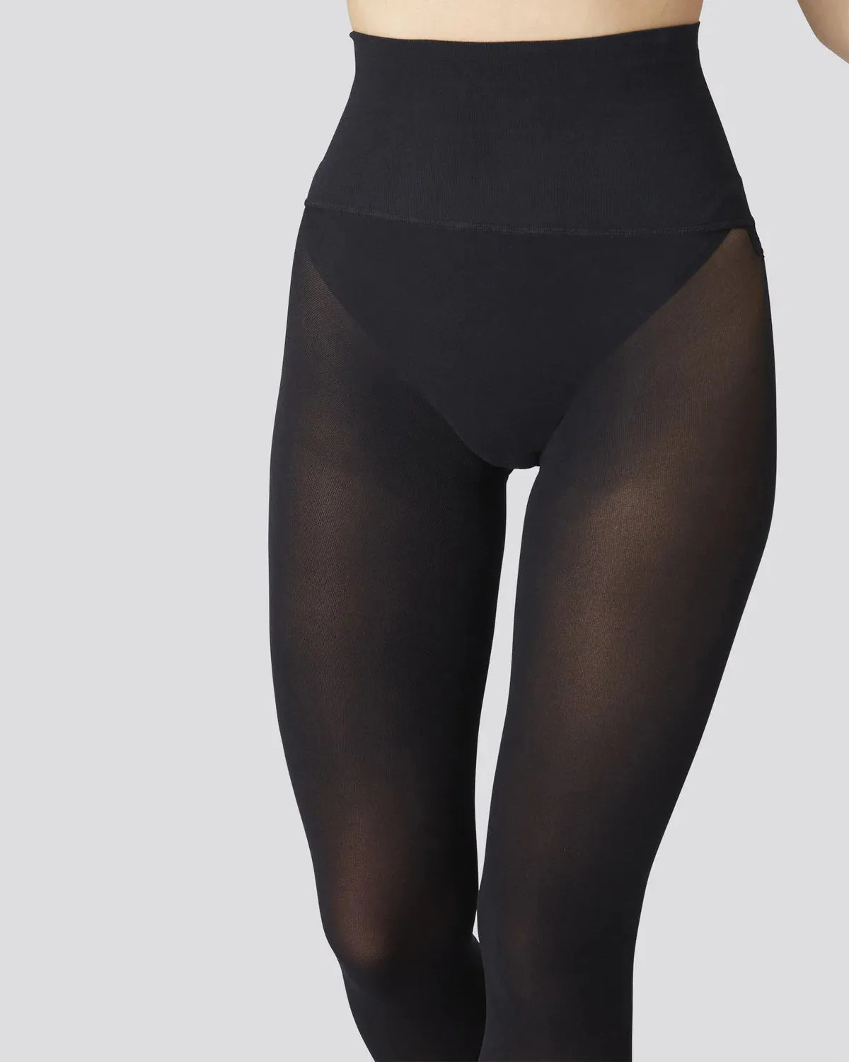 hanna premium seamless tights in black