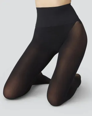 hanna premium seamless tights in black
