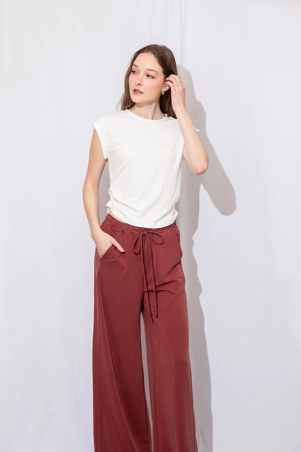 Harlow Ruched Tee