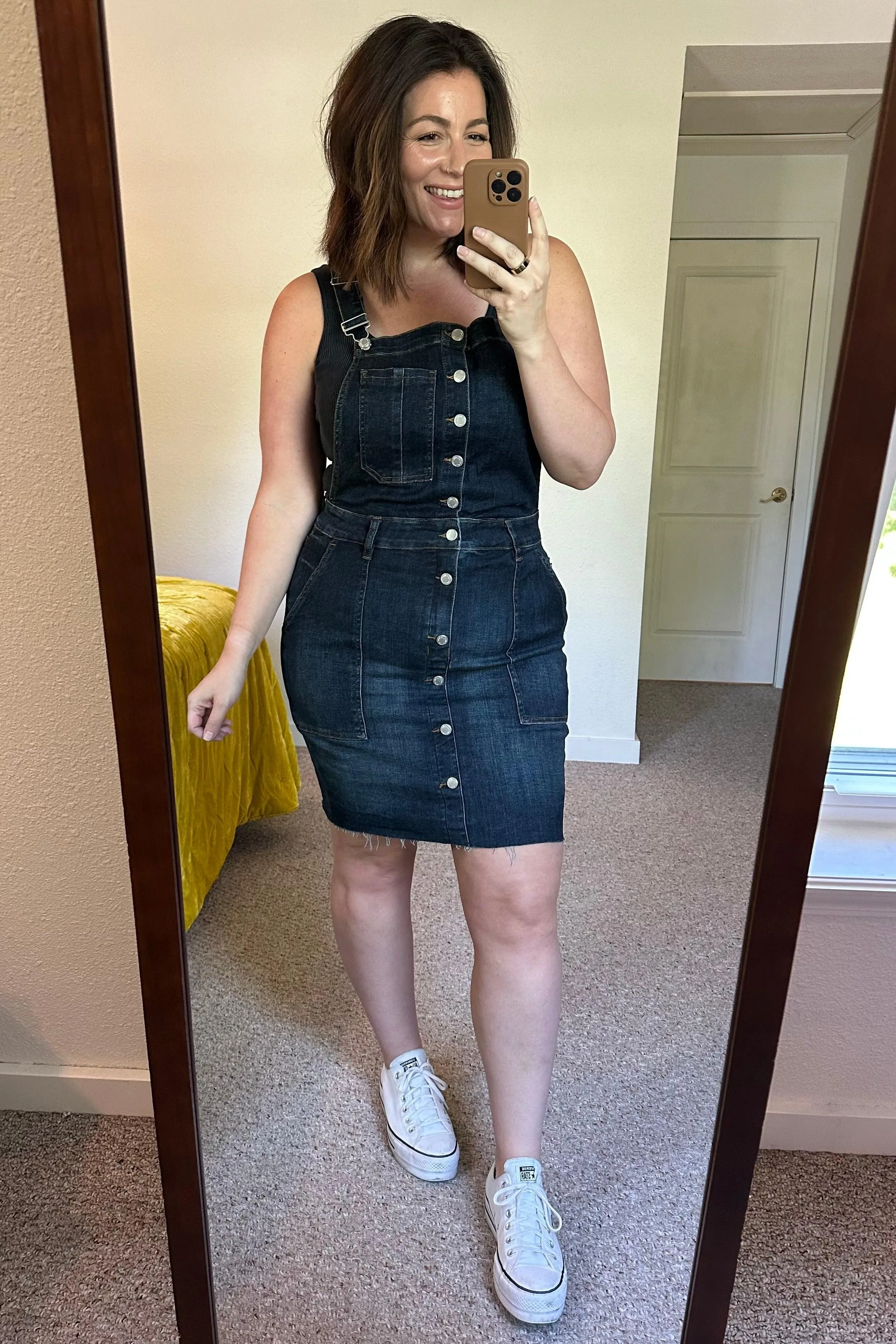 Hazel Blues® |  Agnes Denim Overall Dress