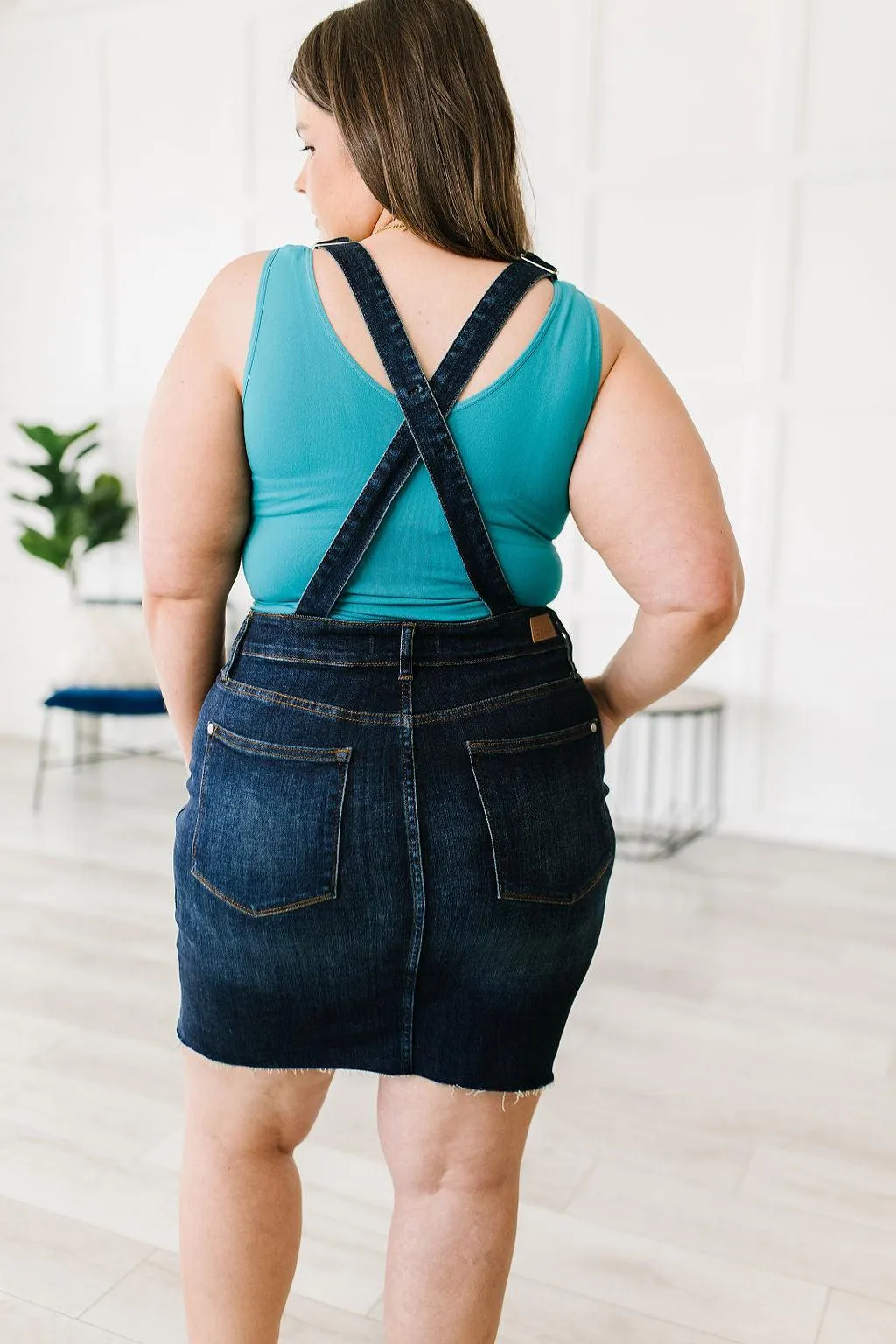 Hazel Blues® |  Agnes Denim Overall Dress