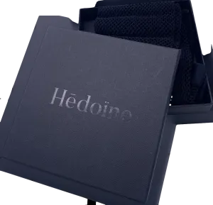 Hedoine Black The Drama Bold Stretch-woven Fish Net Tights BNIB UK M/L