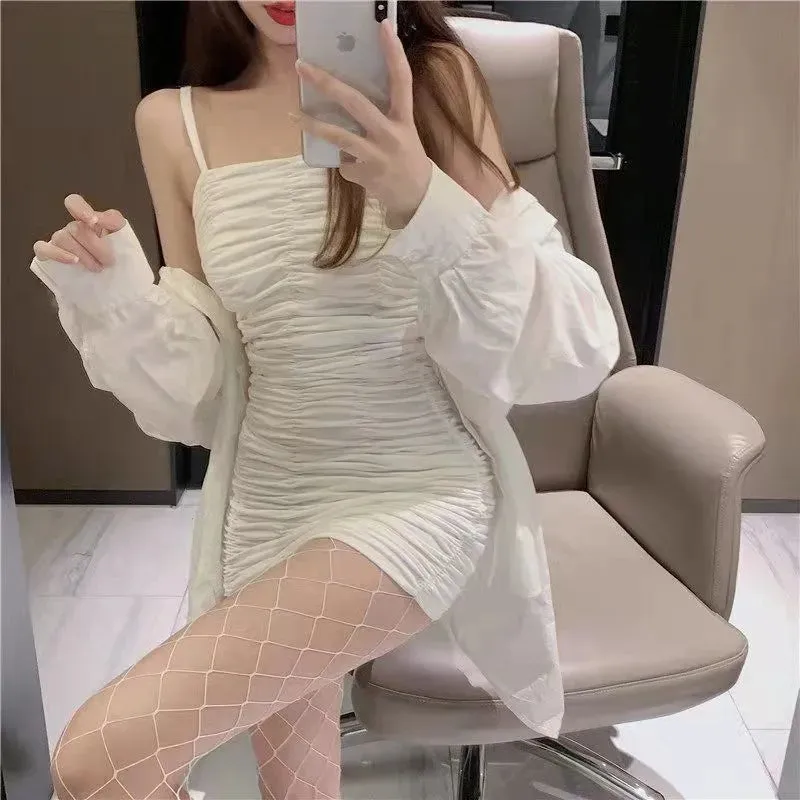 High-Waist Fishnet Mesh Club Tights Pantyhose