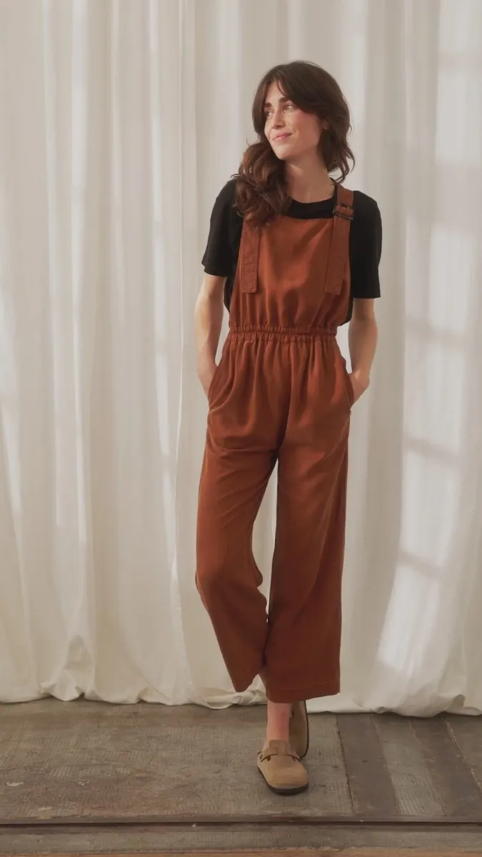 Hornos Overalls Umber Brown