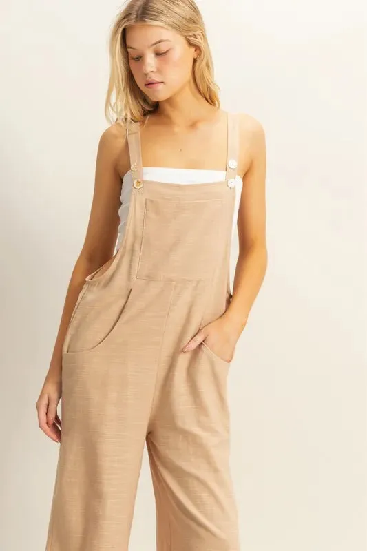 HYFVE Textured Wide Leg Overall