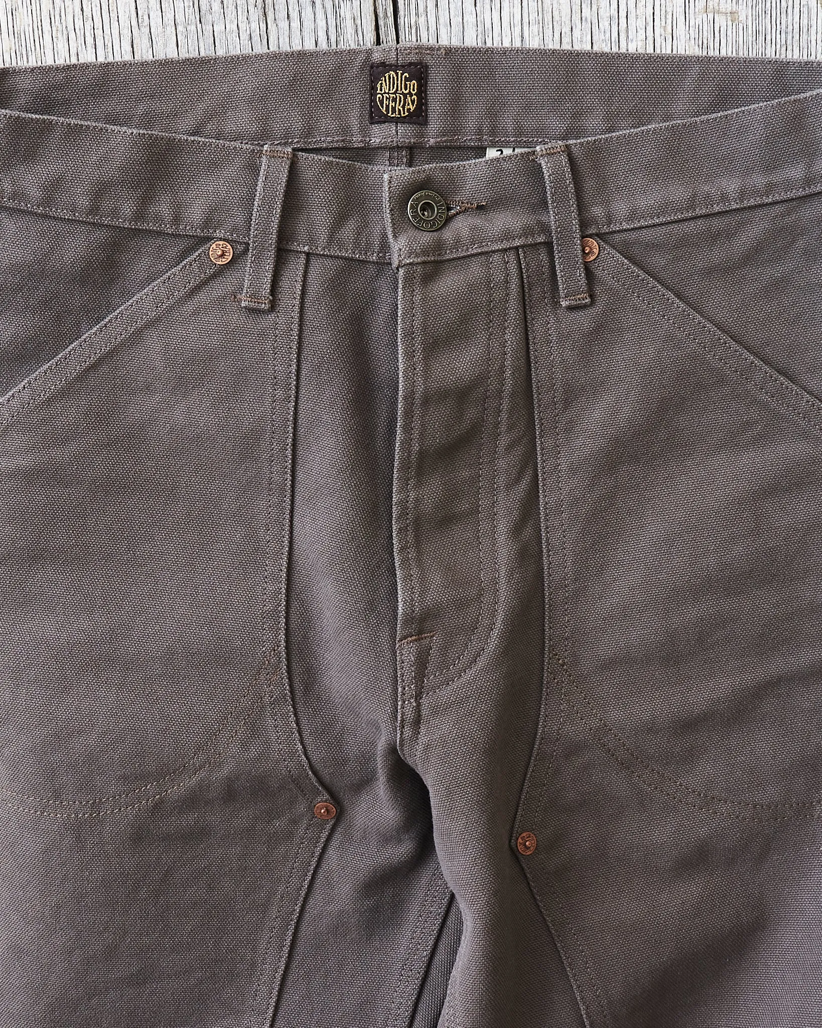 Indigofera Wendell Pants Smithson Canvas Warm Gray