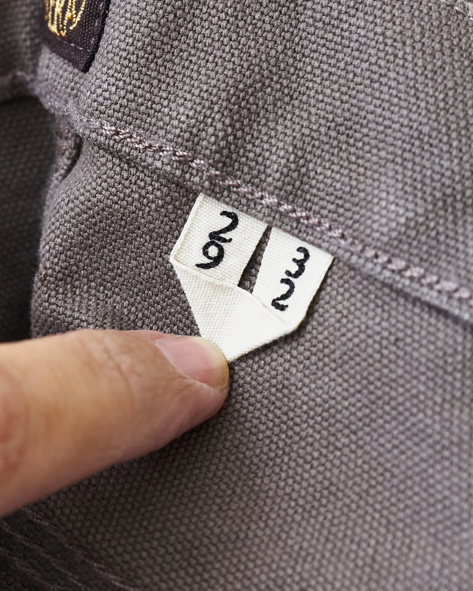 Indigofera Wendell Pants Smithson Canvas Warm Gray