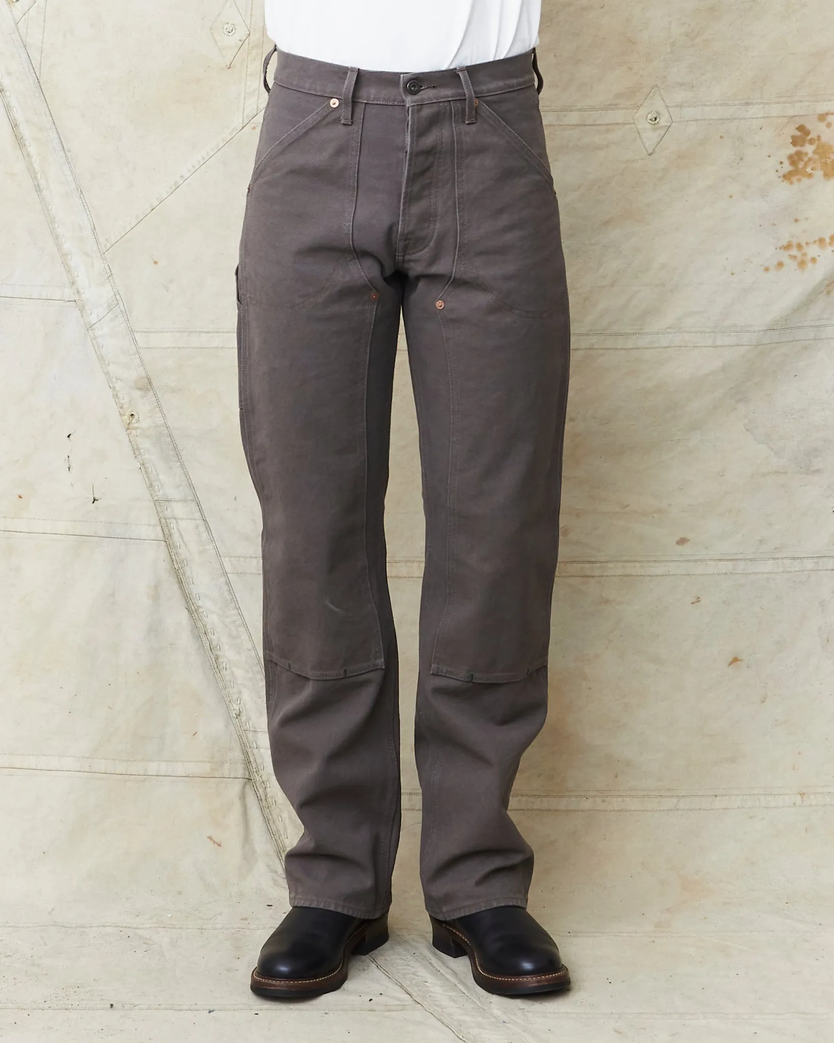 Indigofera Wendell Pants Smithson Canvas Warm Gray