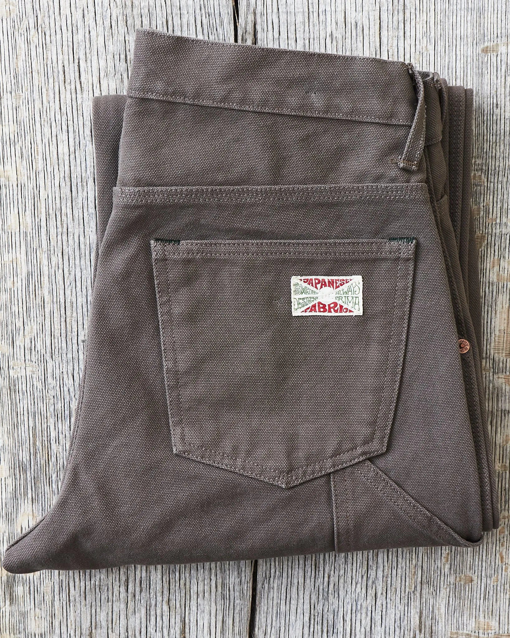 Indigofera Wendell Pants Smithson Canvas Warm Gray