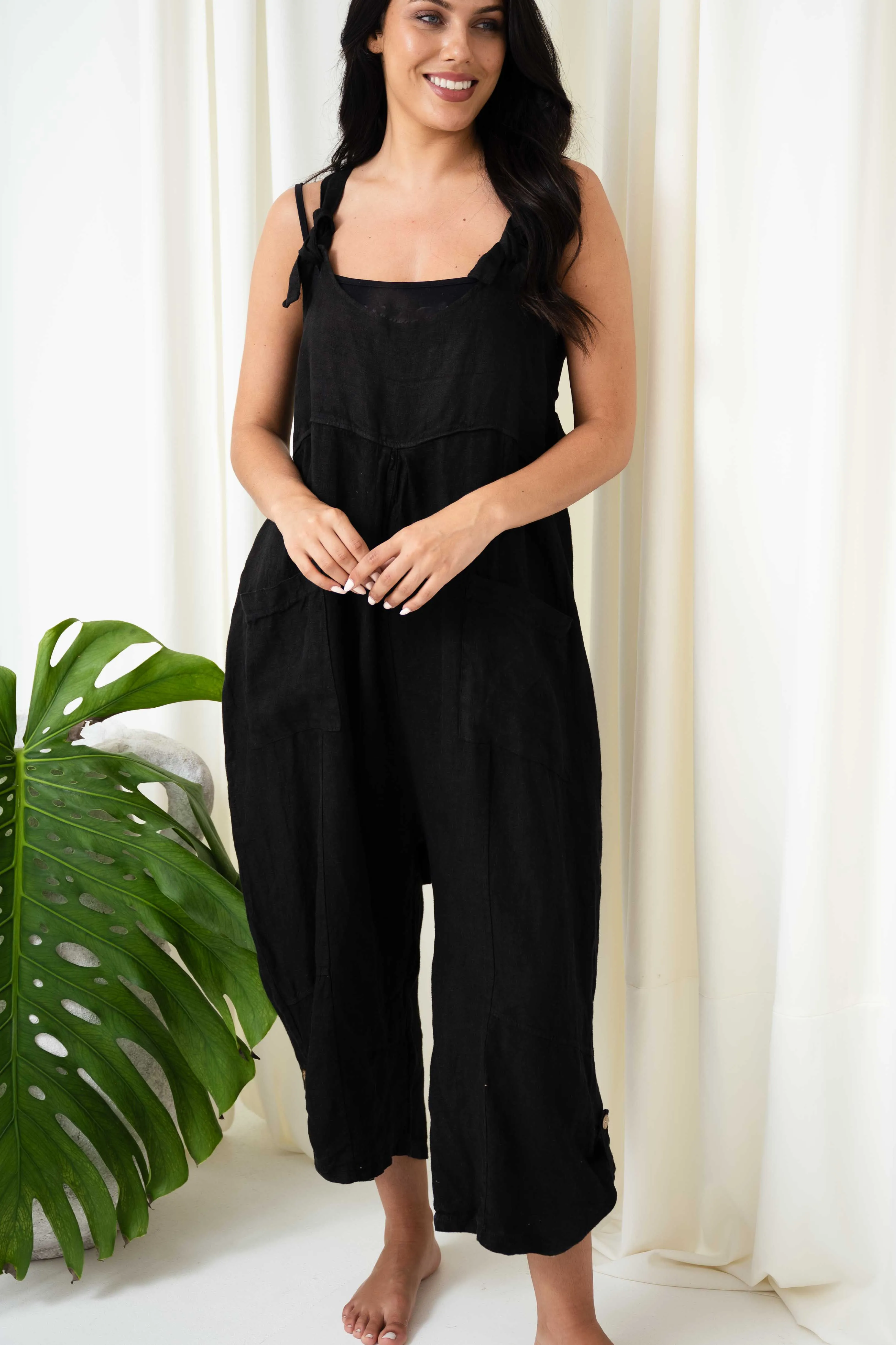 Jovie Baggy Jumpsuit | Black