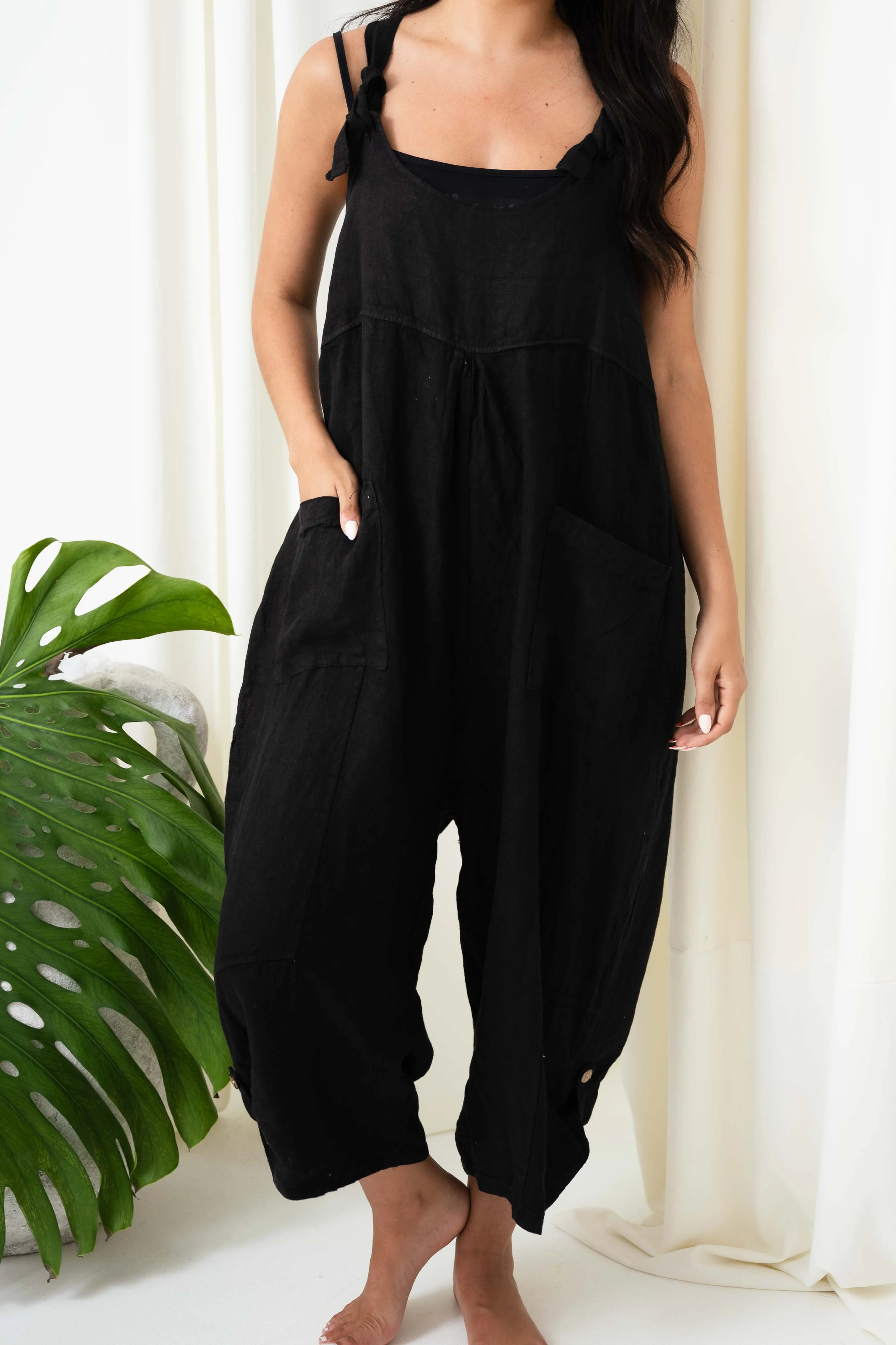 Jovie Baggy Jumpsuit | Black