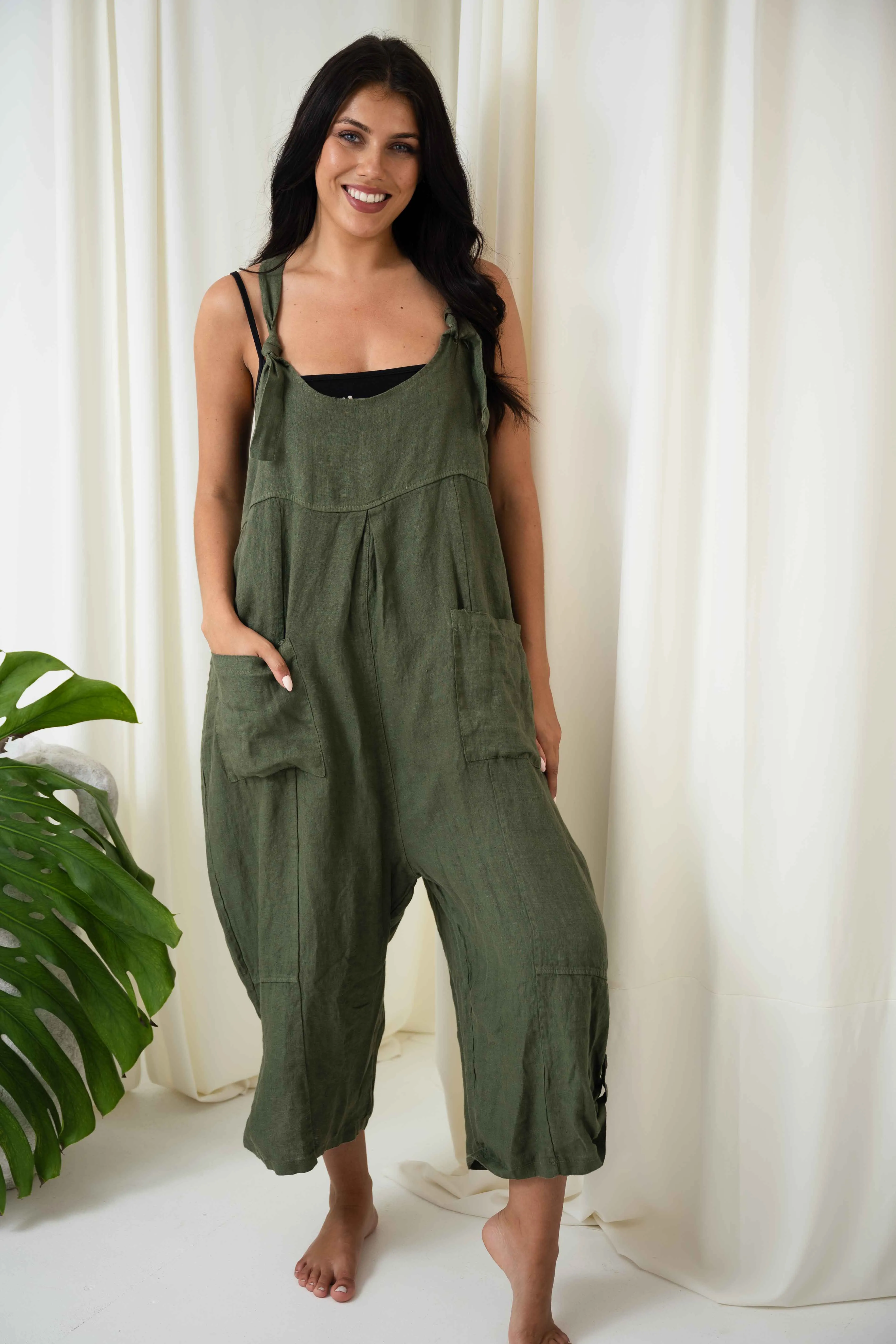 Jovie Baggy Jumpsuit | Khaki