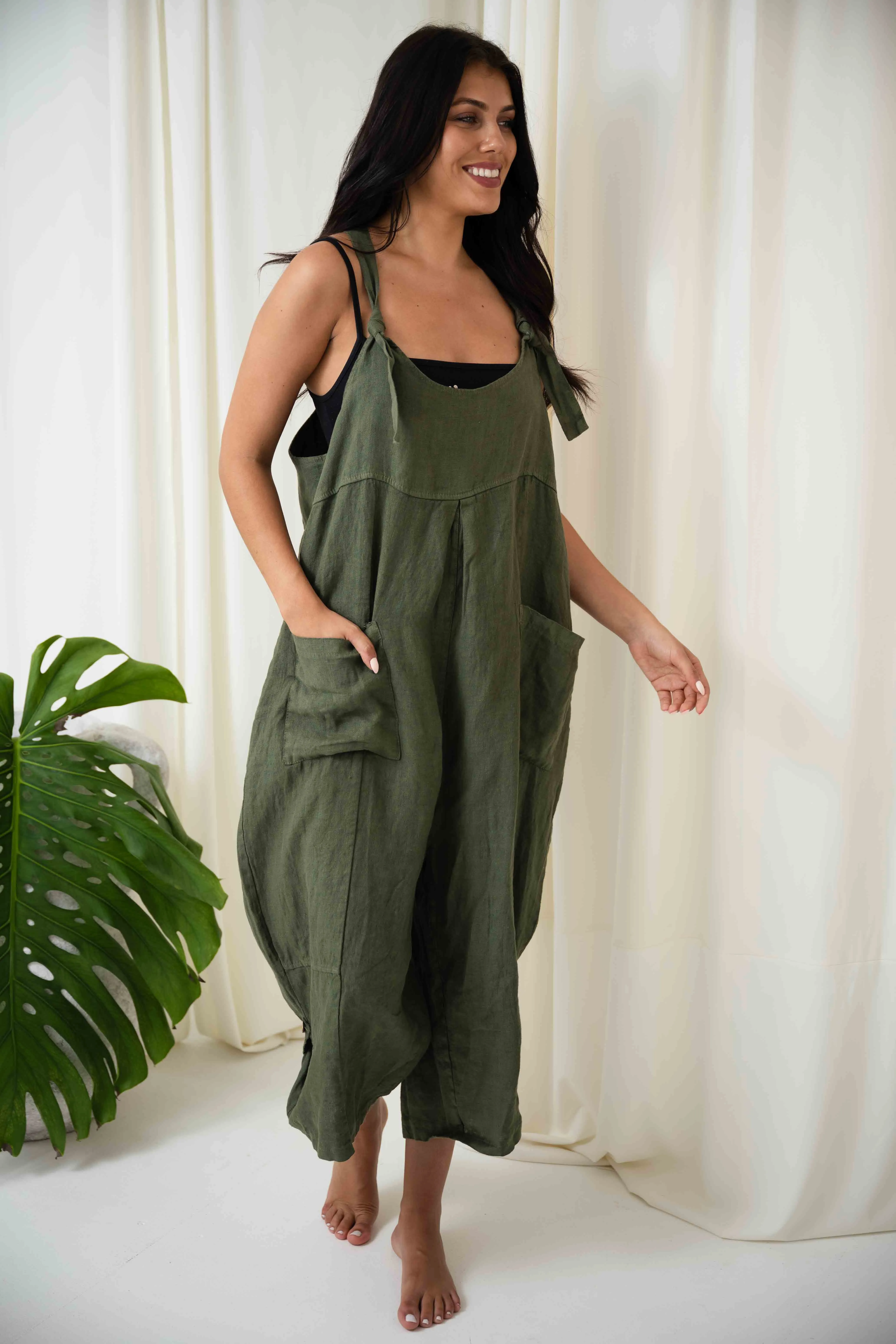 Jovie Baggy Jumpsuit | Khaki