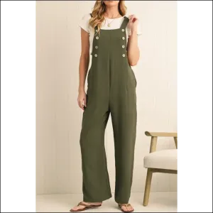 Jungle Green Overalls: Button Straight Leg? i Needful Things ! 🌿