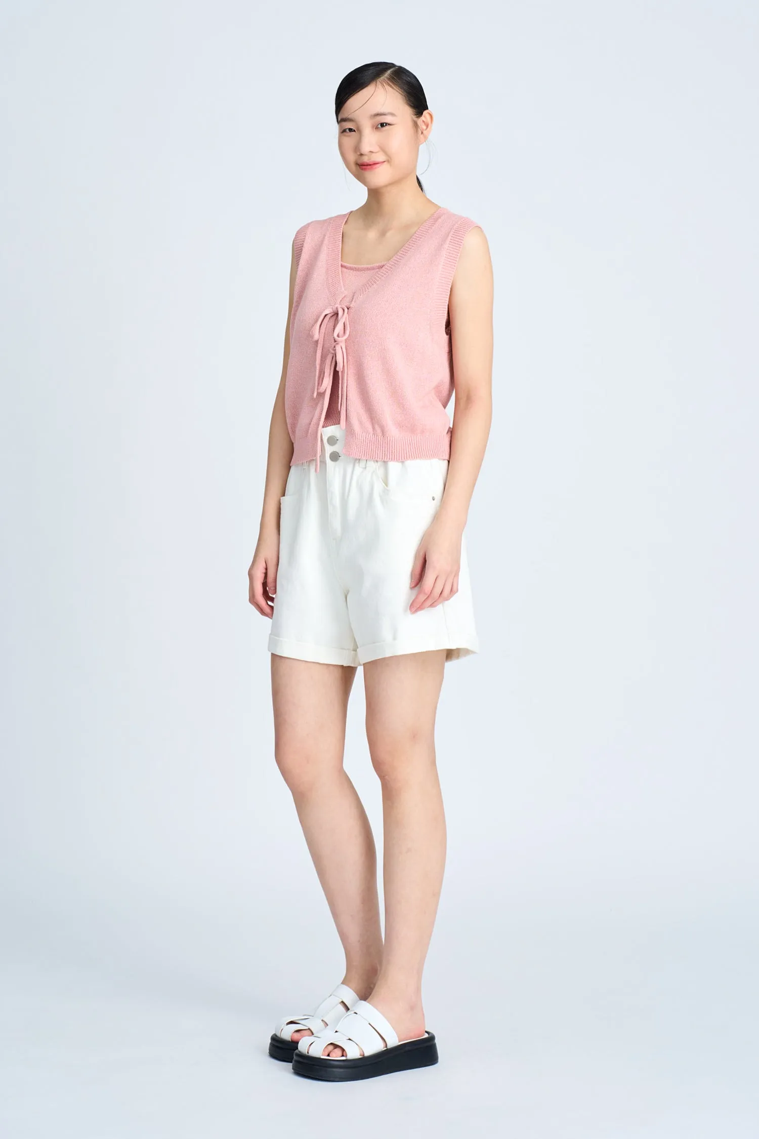Knitted Camisole - Blush