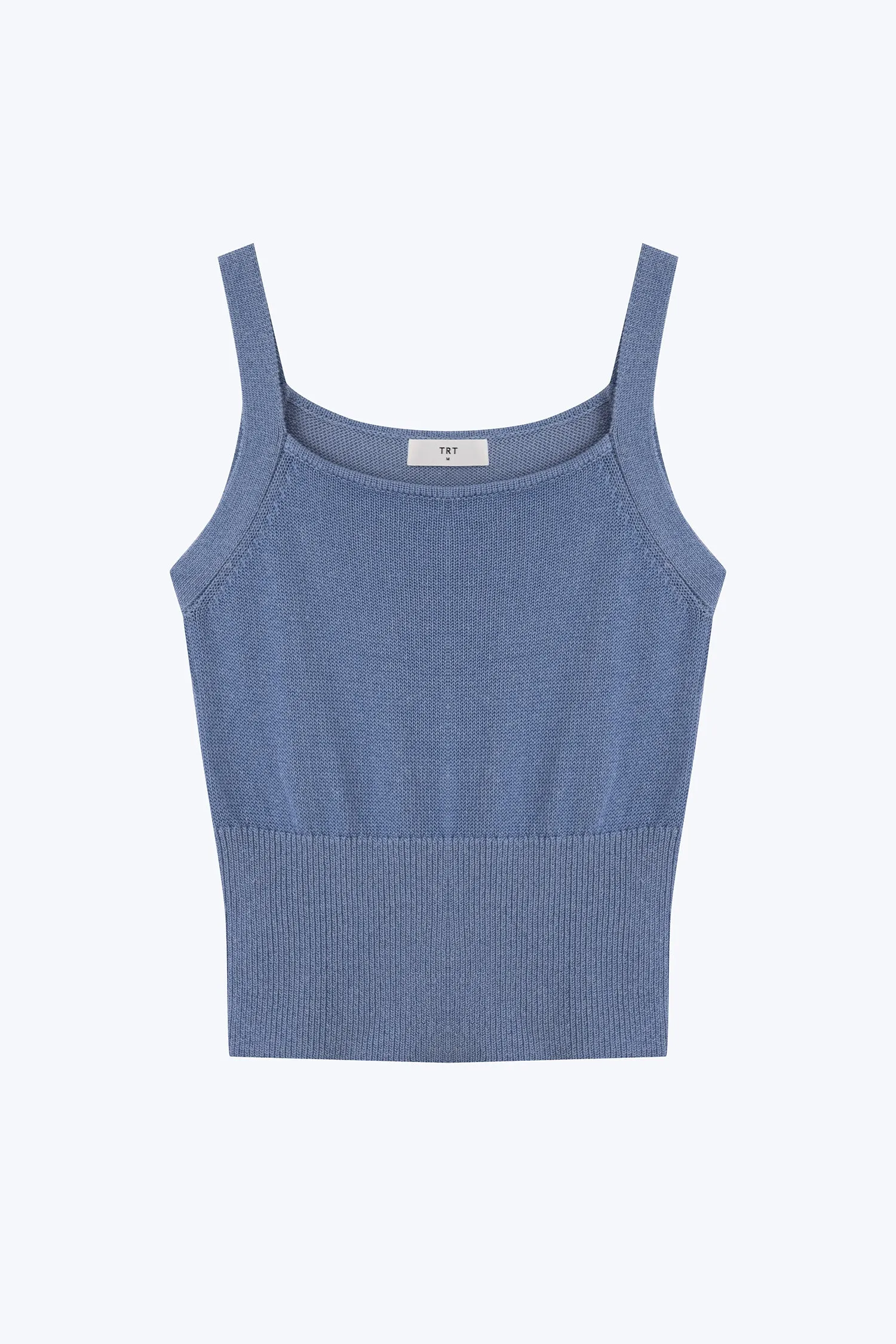 Knitted Camisole - Denim Blue