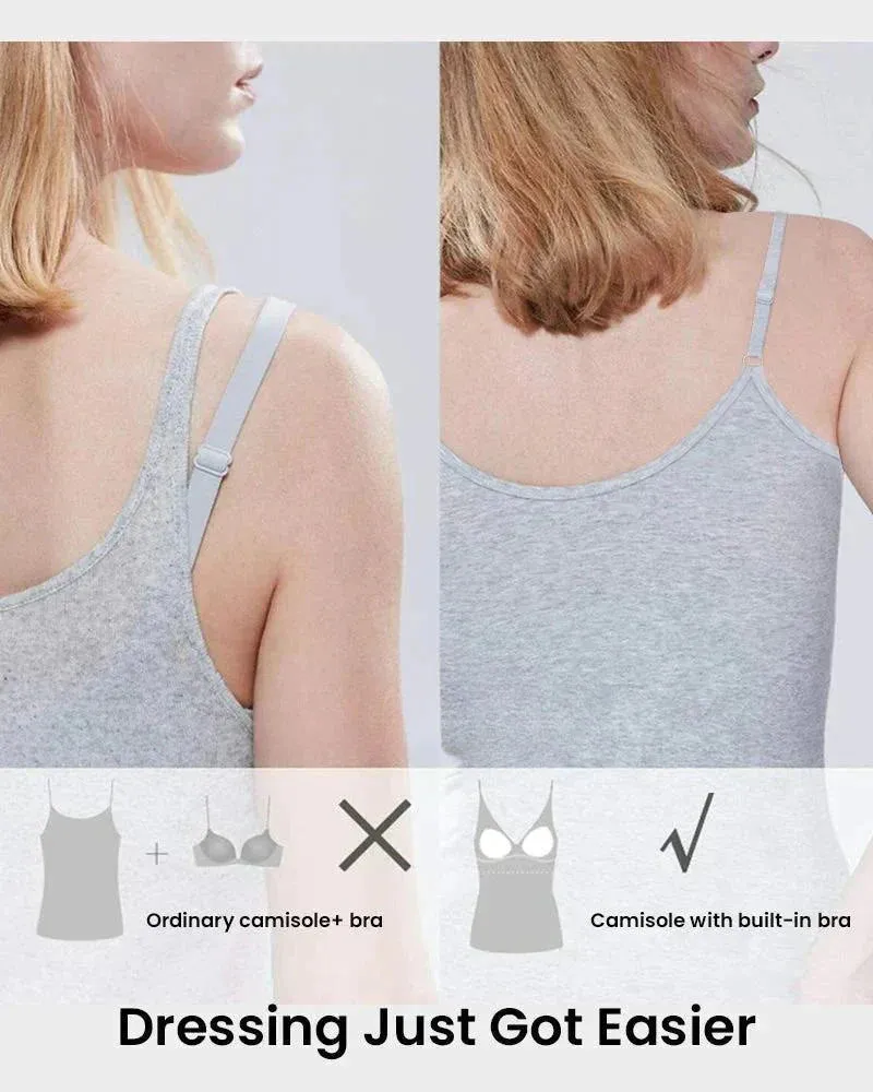 🏆LAST DAY SALE 49% OFF - Loose-fitting Tank Top With Built-in Bra