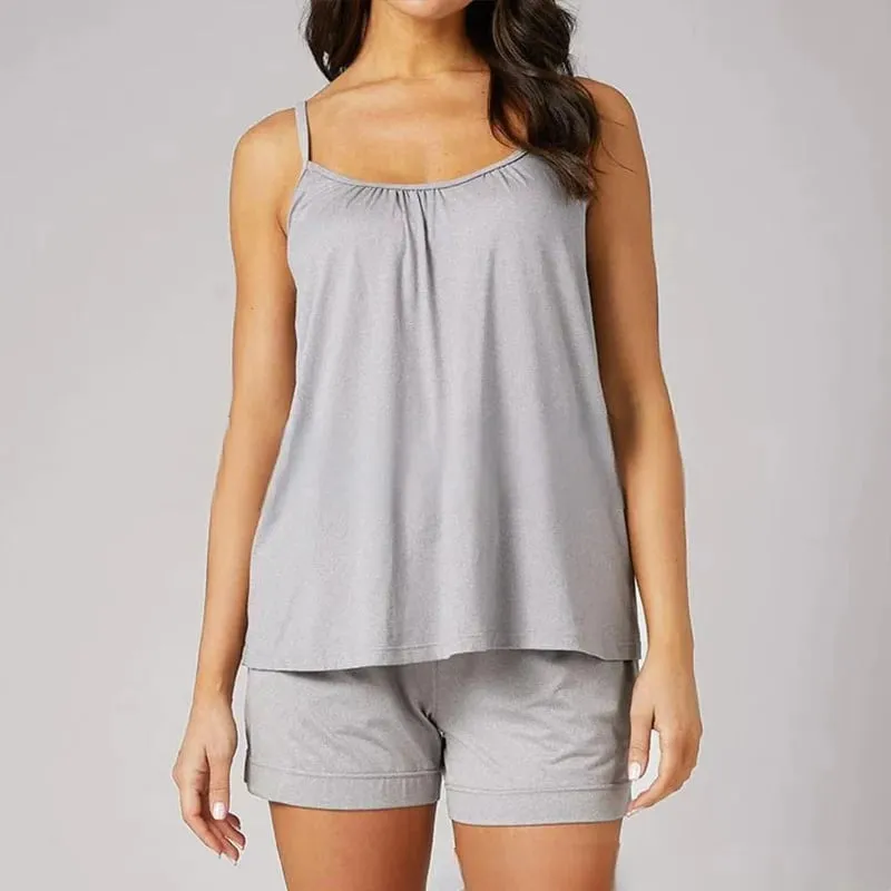 🏆LAST DAY SALE 49% OFF - Loose-fitting Tank Top With Built-in Bra