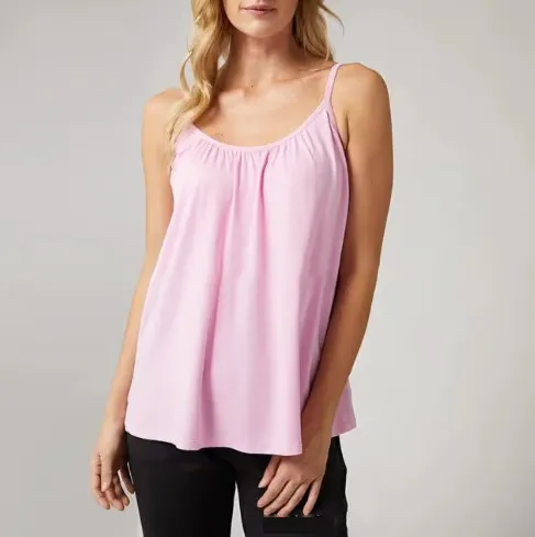 🏆LAST DAY SALE 49% OFF - Loose-fitting Tank Top With Built-in Bra