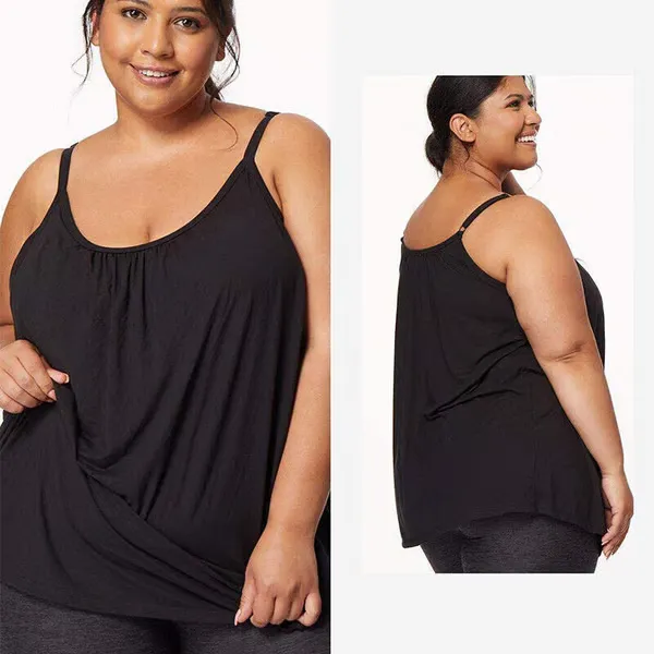 🏆LAST DAY SALE 49% OFF - Loose-fitting Tank Top With Built-in Bra