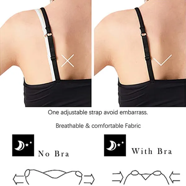 🏆LAST DAY SALE 49% OFF - Loose-fitting Tank Top With Built-in Bra
