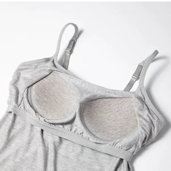 🏆LAST DAY SALE 49% OFF - Loose-fitting Tank Top With Built-in Bra