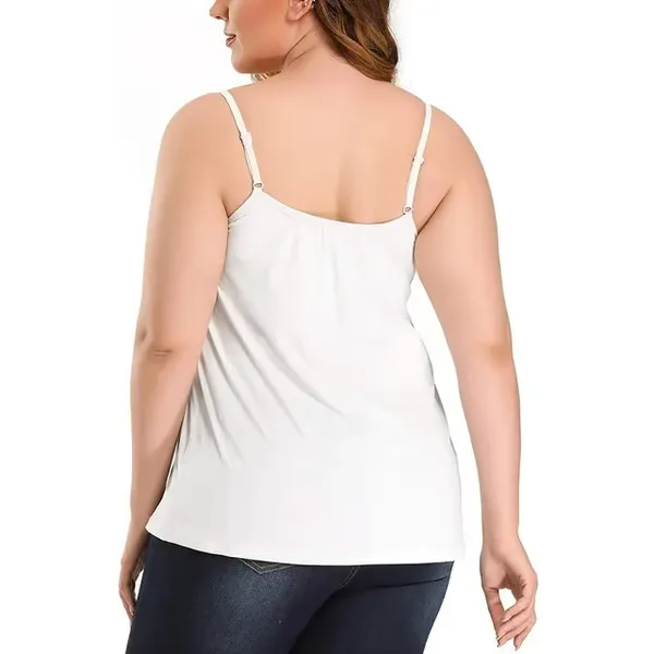 🏆LAST DAY SALE 49% OFF - Loose-fitting Tank Top With Built-in Bra