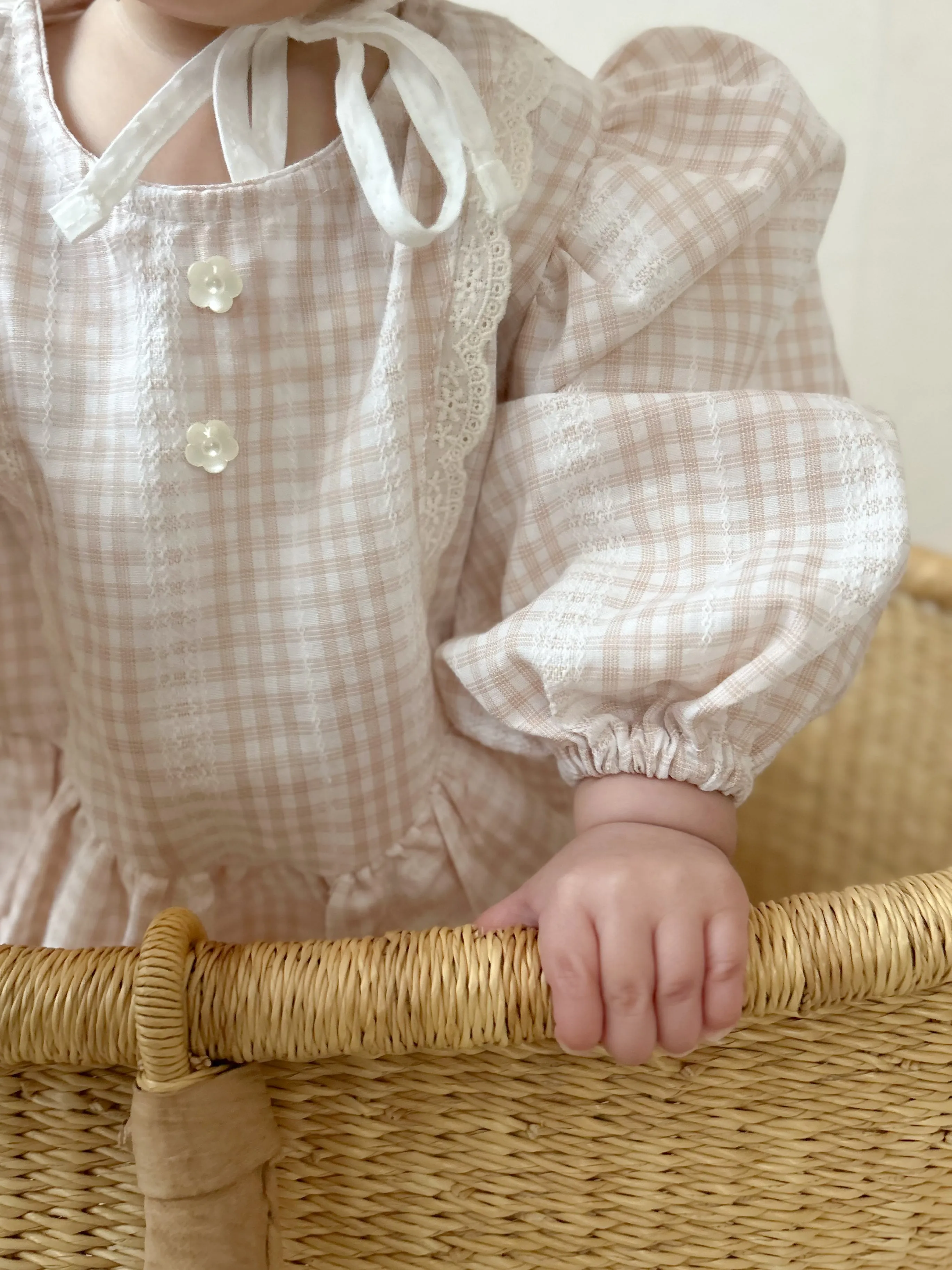 Lilou check rompers